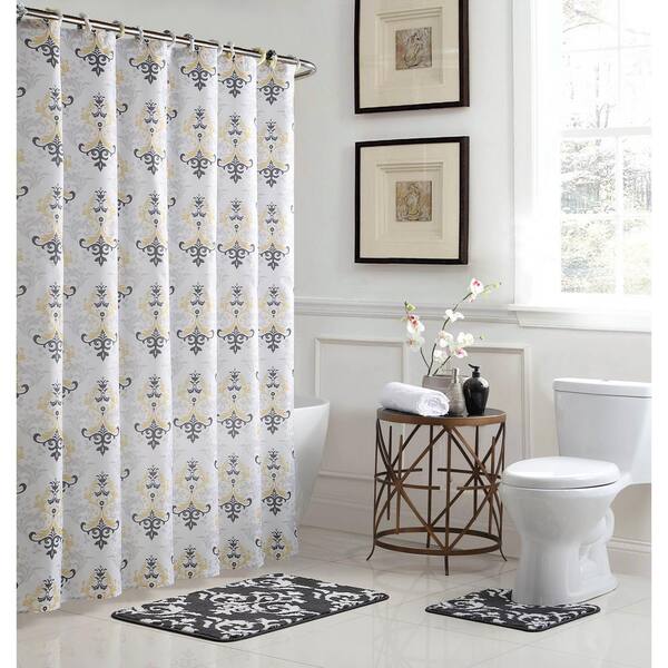 Bath Fusion Cameron 18 In W X 30 L, Shower Curtains And Rugs For Bathroom