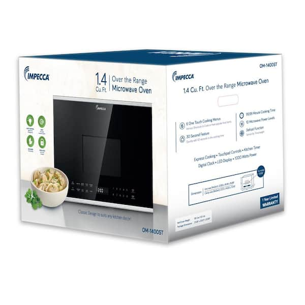 Impecca 1.1 Cu. Ft. Microwave Oven, 1000 Watts, Stainless Steel, 1 - Harris  Teeter