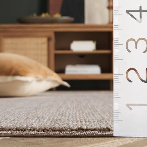 SAFAVIEH Lasa 8 ft. x 10 ft. Beige Marle Striped Area Rug LAS106A