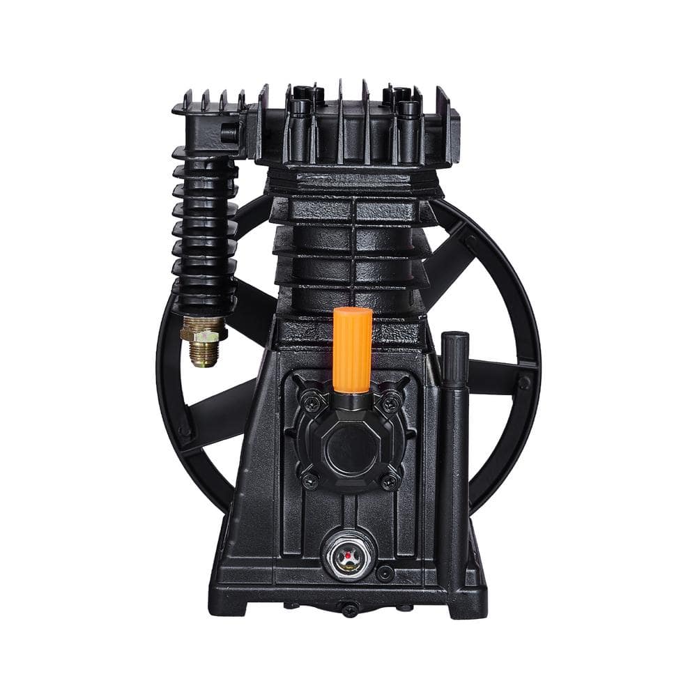 Air Compressor Pump Head, 3HP 5.8CFM @ 90 psi Twin Cylinder Oil Lubricated Air Compressor Piston Pump Head price history on PriceWatchPro
