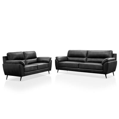 Kimrin 2-Piece Gray Sofa Set