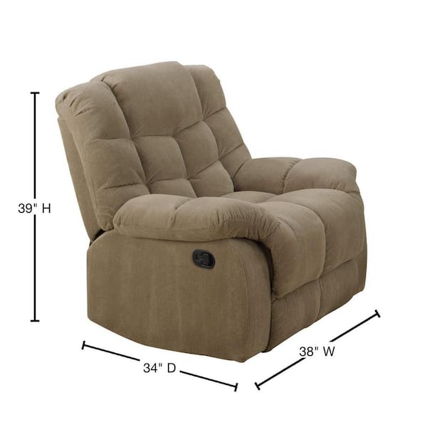 AndMakers Heaven on Earth Tan Reclining Chair BH-HE330-105 - The 