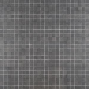 Forge Black 11.81 in. x 11.81 in. Matte Porcelain Floor and Wall Mosaic Tile (0.96 sq. ft./Each)