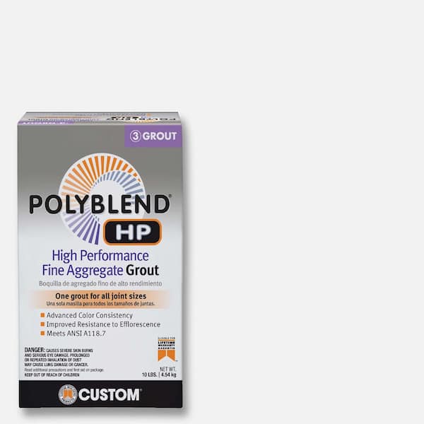 Polyblend HP #640 Arctic White 10 lbs. High Performance Fine Aggregate Grout