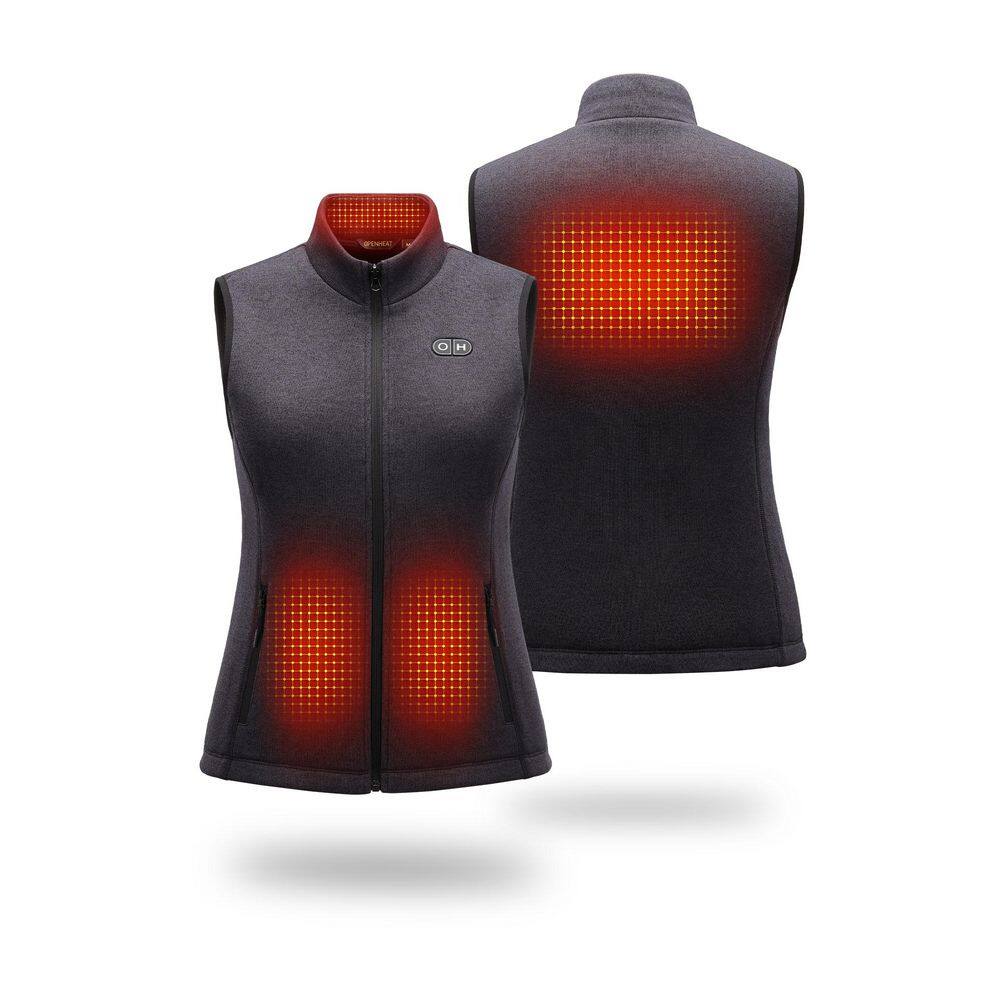 Women's Medium Black Fleece Heated Vest (Vest Only), Compatible with Your Battery price history on PriceWatchPro