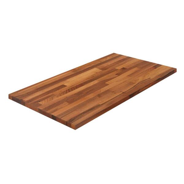 Have A Question About Hampton Bay 4 Ft L X 25 In D Finished Walnut Butcher Block Countertop In 