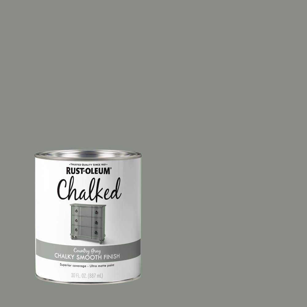 Rust-Oleum Chalked 12 Oz. Ultra Matte Spray Paint, Country Gray