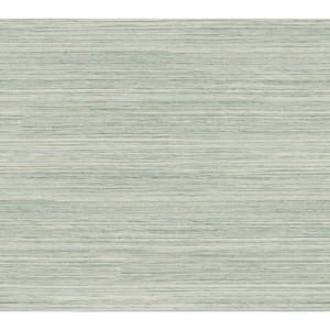 Fountain Grass Jade Green Matte Pre-pasted Paper Wallpaper 60.75 sq. ft