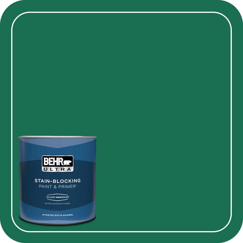 1 qt. #S-H-470 Precious Emerald Extra Durable Satin Enamel Interior Paint & Primer price history on PriceWatchPro