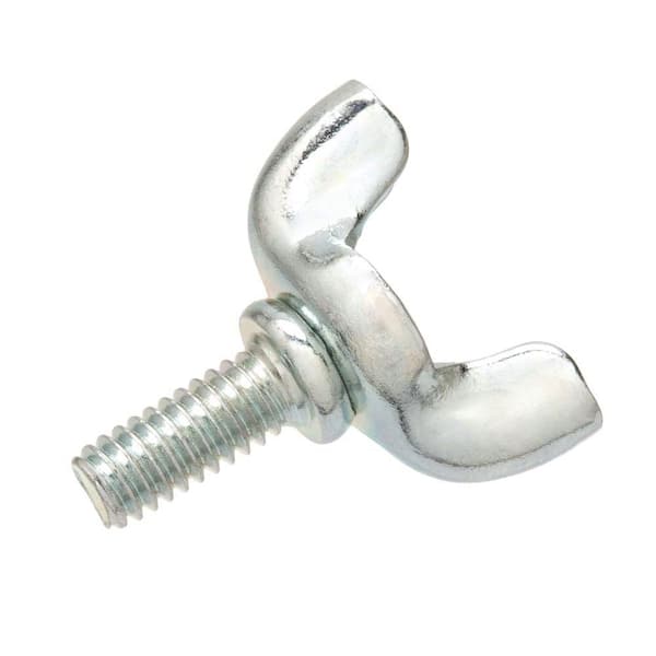 Everbilt 1/4 in. - 20 x 1-1/2 in. Zinc-Plated Stamped Steel Wing Screw