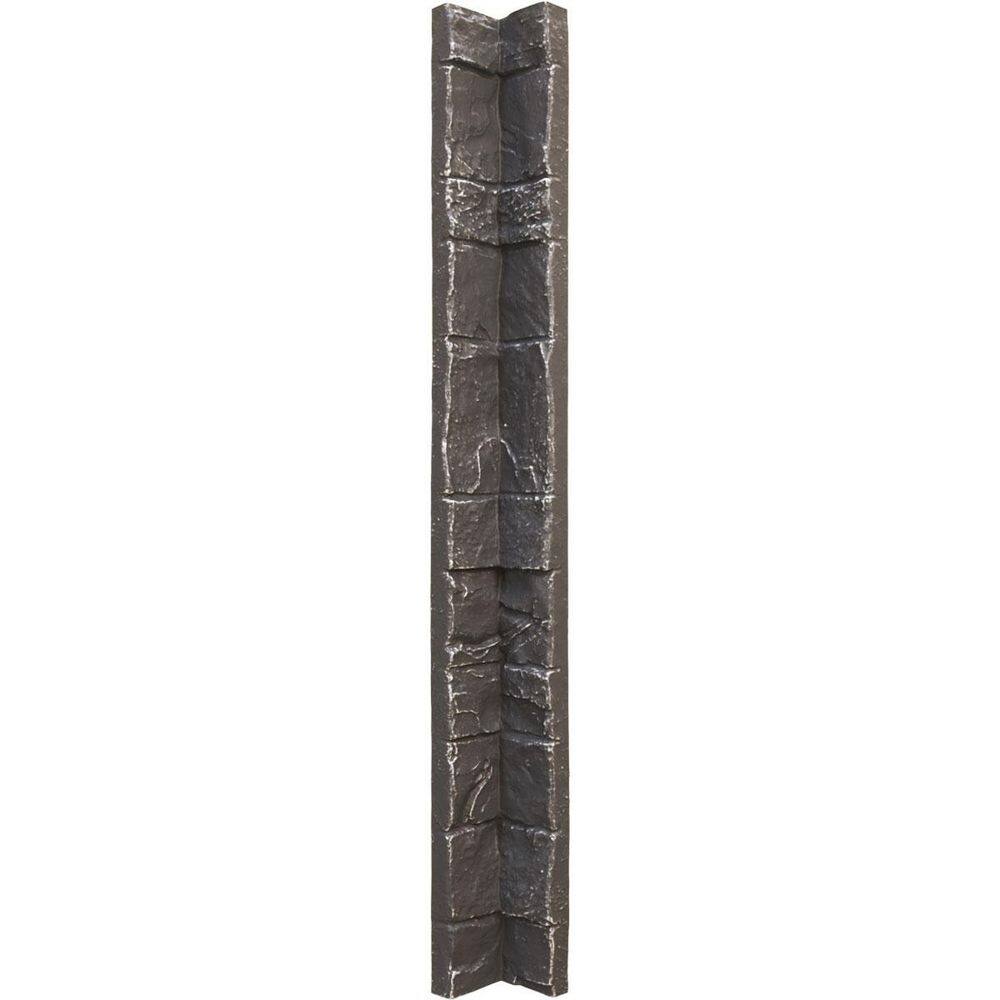 "Universal Inside Corner for EverStone Faux Stone Siding Panels, 3""W x 3""D x 48""H, Graphite Color" price history on PriceWatchPro