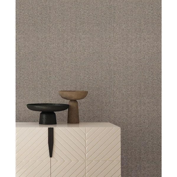 Tailored Chevron Latte Wallpaper
