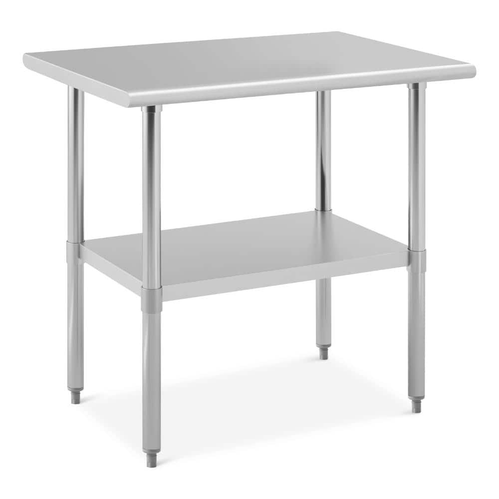 Stainless Steel Work Table with Adjustable Undershelf for Kitchen, Restaurant, Garage, Food Prep price history on PriceWatchPro