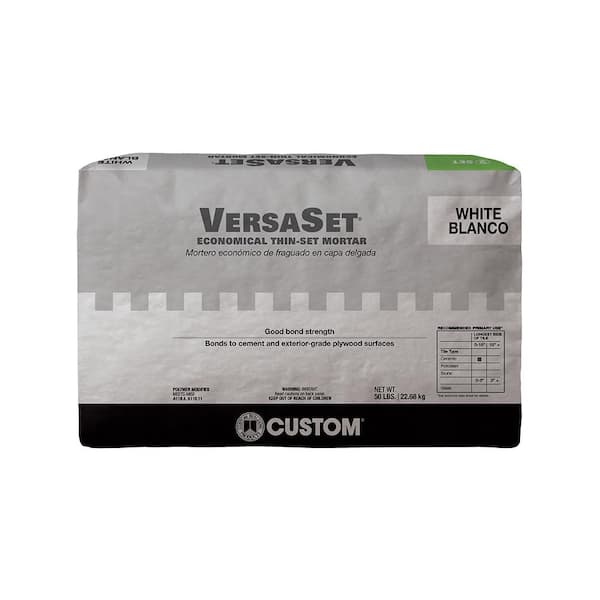 Custom Building Products VersaSet 50 lb. White Thinset Mortar