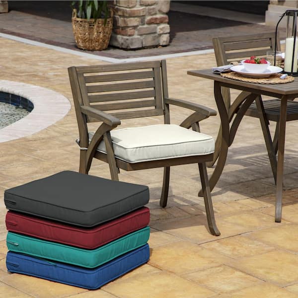 Arden Selections ProFoam Performance Outdoor Chair Cushion 20 x 20, Sand  Cream 