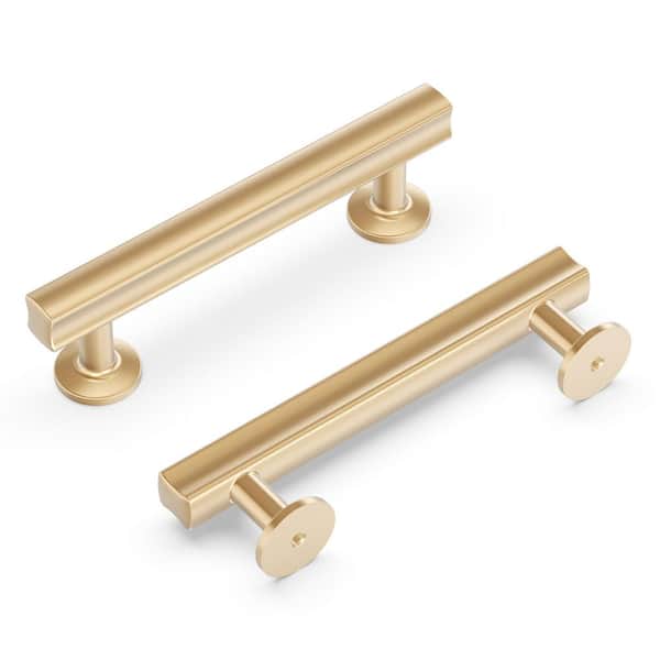 HICKORY HARDWARE Woodward Collection Pull 3-3/4 in. (96mm) Center to Center Champagne Bronze Finish