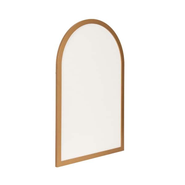 Holbrook 36 in. x 24 in. Gold Wood Framed Linen Fabric Memo Board