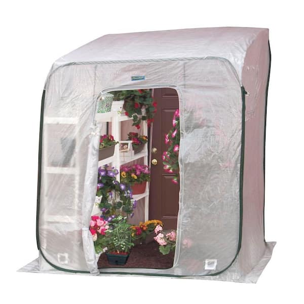 FlowerHouse HotHouse 7 ft. x 7 ft. Pop-Up Greenhouse