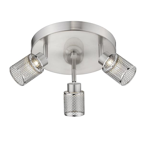 Temmar 1.3 ft. Brushed Nickel Integrated LED Track Lighting Kit