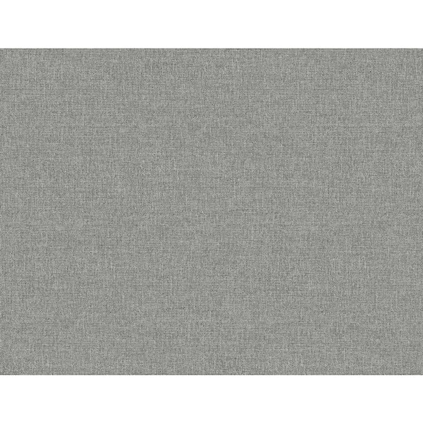 Seabrook Designs 60.75 sq. ft. Charcoal Normandy Embossed Vinyl Unpasted Wallpaper Roll