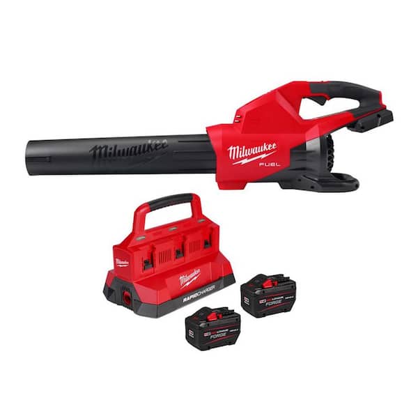 M18 FUEL Dual Battery 145 MPH 600 CFM 18V Brushless Cordless Blower w/ (2) 12.0 AH FORGE Battery, PACKOUT Charger