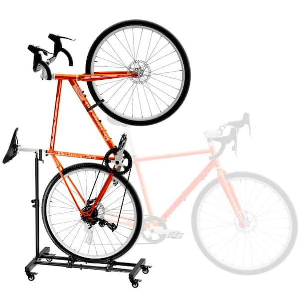 Sttoraboks 55 lbs Capacity Vertical Bike Stand Freestanding Indoor Bike Storage Rack Upright Bicycle Floor Stand