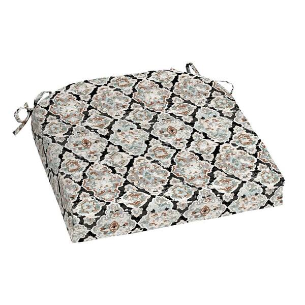 Hampton Bay 20 in. x 20 in. Square Outdoor Seat Cushion in Windsor