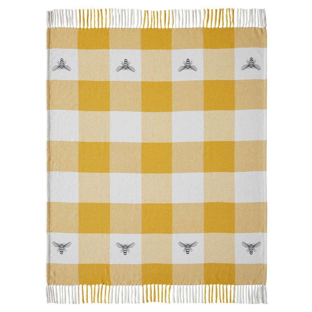 VHC Brands Buzzy Bees Vintage Yellow Antique White Storm