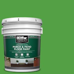 5 gal. #S-G-440 Green Acres Low-Lustre Enamel Interior/Exterior Porch and Patio Floor Paint