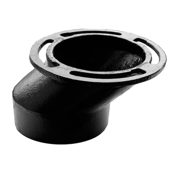 4 in. x 4 in. x 2 in. Inside Caulk Cast Iron Water Closet Flange with 2 in. Offset