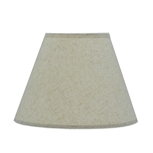 Aspen Creative Corporation 12 in. x 9 in. Flaxen Hardback Empire Lamp Shade
