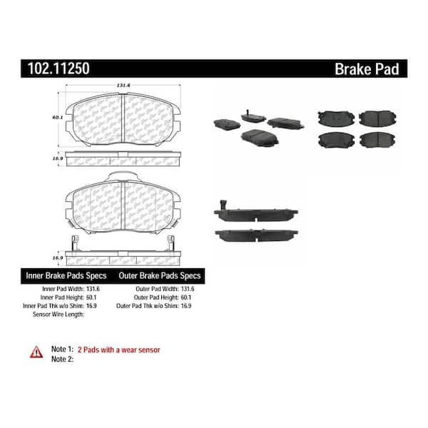 Centric Parts Disc Brake Pad Set
