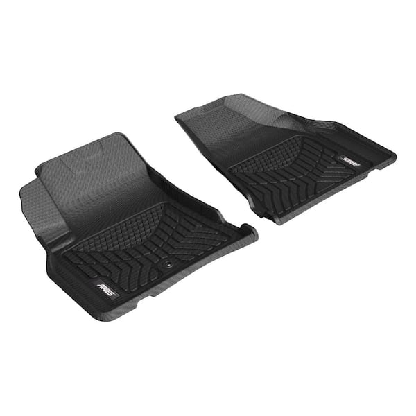Aries StyleGuard XD Black Custom Heavy Duty Floor Liners, Select Buick Enclave, Chevrolet Traverse, GMC Acadia, 1st Row Only