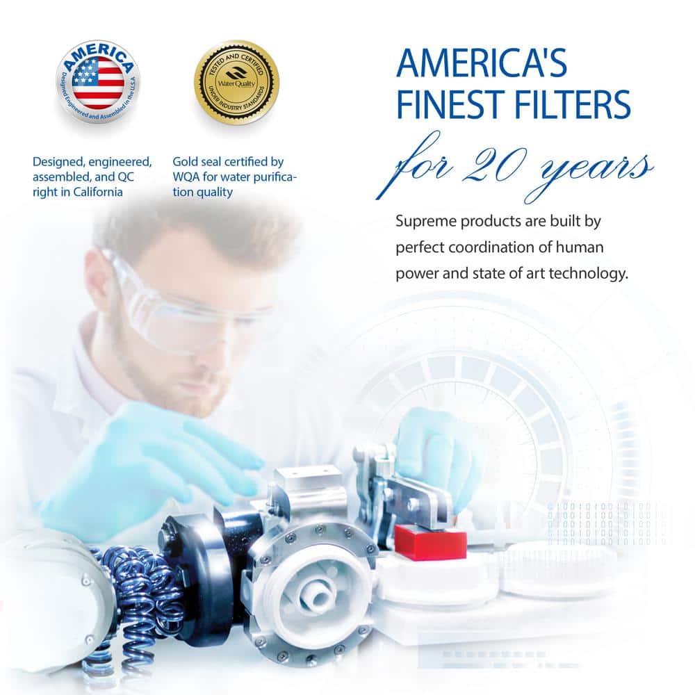 APEC 6-Stage White Reverse Osmosis Water Filtration System