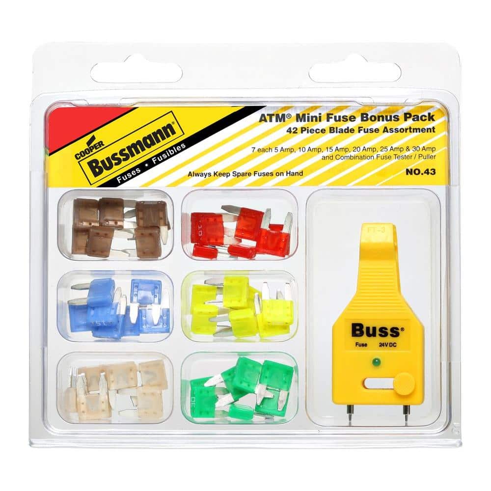 2//3//5//7.5//10//15//20//25//30//35//40 AMP 140 Pieces Assorted Car Truck Mini Blade Fuse Assortment Set with Puller Tool