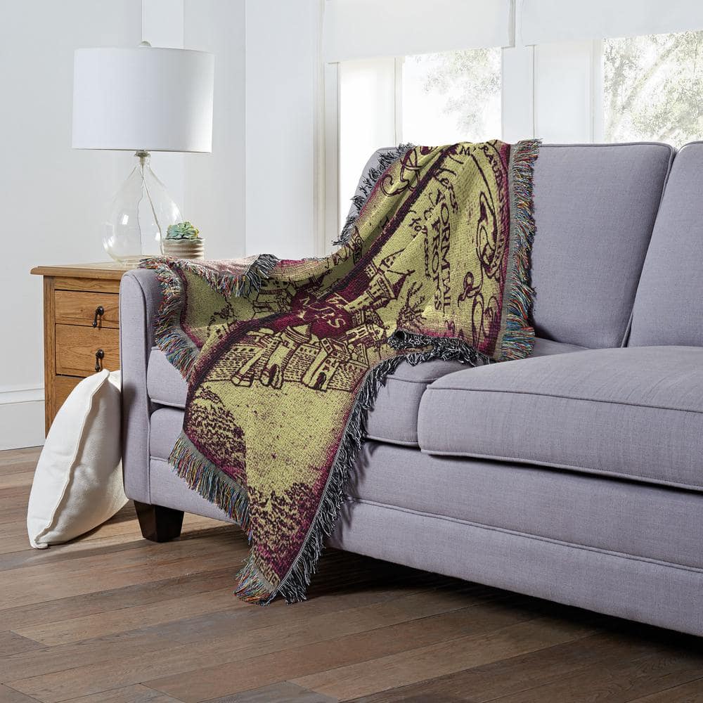 Marauder's Map 60" x 48" Washable Tapestry Throw Blanket
