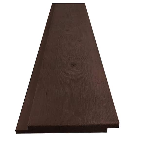 Unbranded 1 in. x 4 in. x 8 ft. Barn Wood Brown Pine Trim Board (6-Piece per Box)