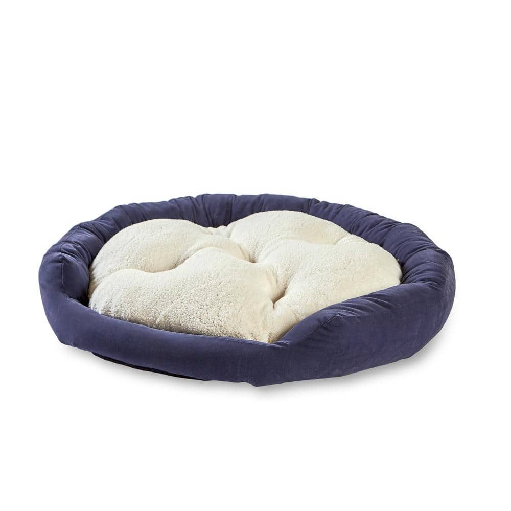 Medium Denim Orthopedic Elevated Chew Resistant Dog Bed