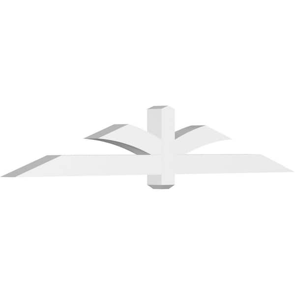 Ekena Millwork Redmond 84 in. W x 14 in. H x 4 in. D Signature Polyurethane Bracket