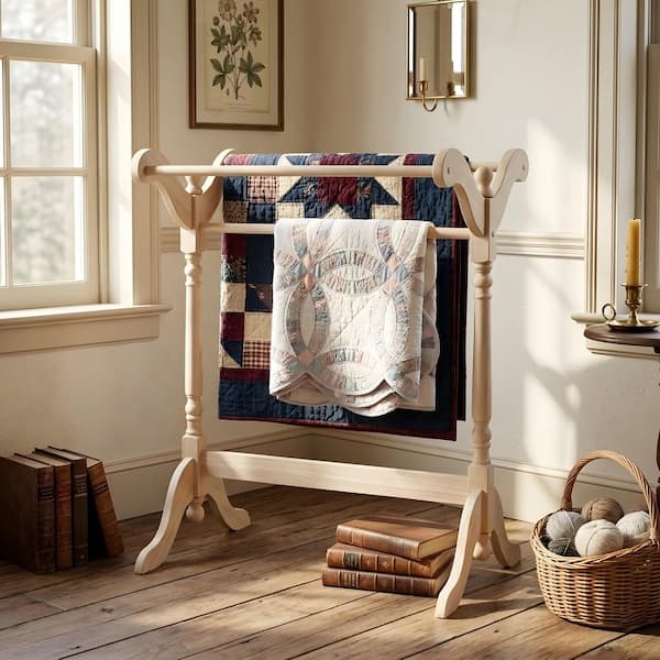 International Concepts Unfinished Quilt Rack 52390 - The Home Depot