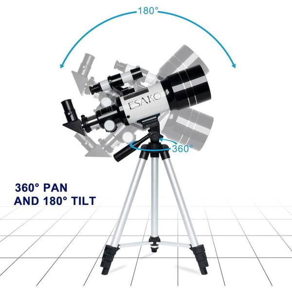 Misopily Telescope for Kids & Beginners, 70 mm Aperture Portable