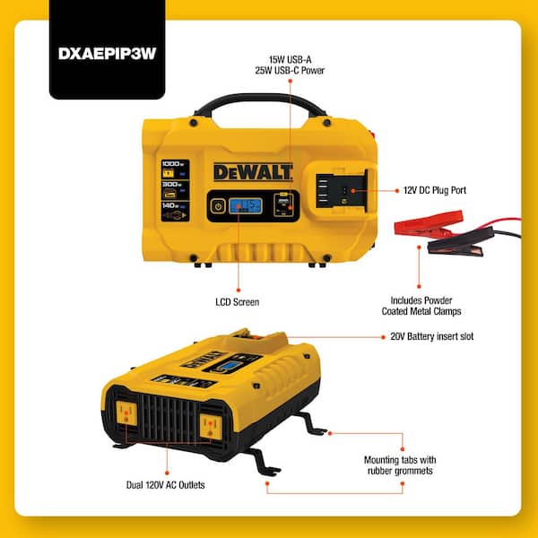 DW18ML BATTERY ADAPTER Converter For DeWalt 18V/20V Li-ion Battery To
