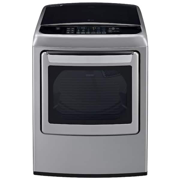 LG 7.3 cu. ft. Electric Dryer with EasyLoad and Steam in Graphite Steel