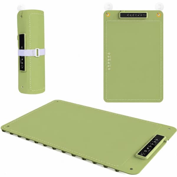 Green Silicone Electric Food Warming Tray Mat with Adjustable Heat Settings for Buffets and Parties