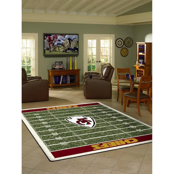 KANSAS CITY CHIEFS 6X8 HOMEFIELD RUG