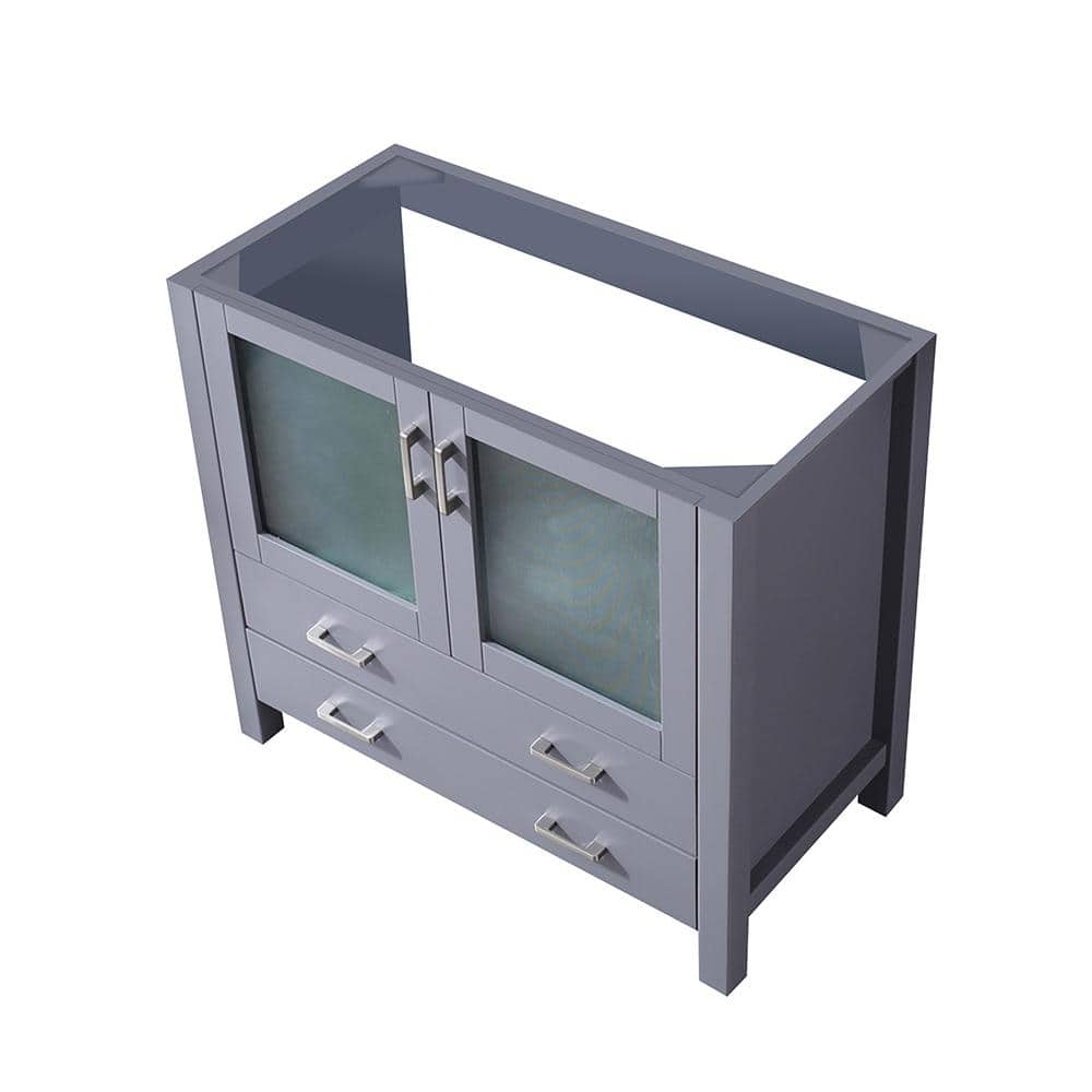 Volez 36 in W x 18.25 in D Dark Grey Single Bath Vanity