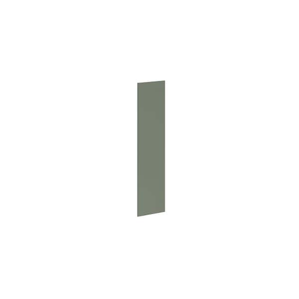 QuickShip Cottage 11.25 in. W x 0.25 in. D x 42 in. H Wall Flush End Panel Skin in Conifer