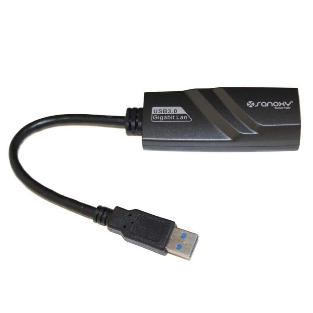 SANOXY USB 3.0 Ethernet Adapter-NIC Network Adapter SANOXY-DSV-USB3-GigEth - The Home Depot