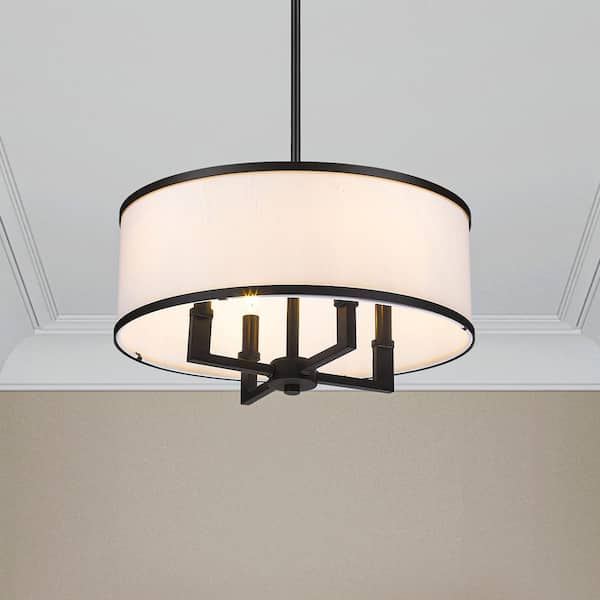 Armitage 4 Light Bronze Pendant Chandelier