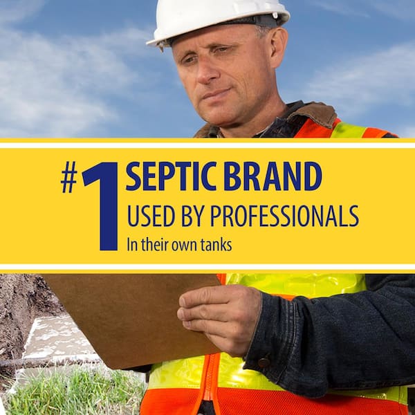 19.6 oz. Professional Powder 2-Dose Septic Tank Treatment